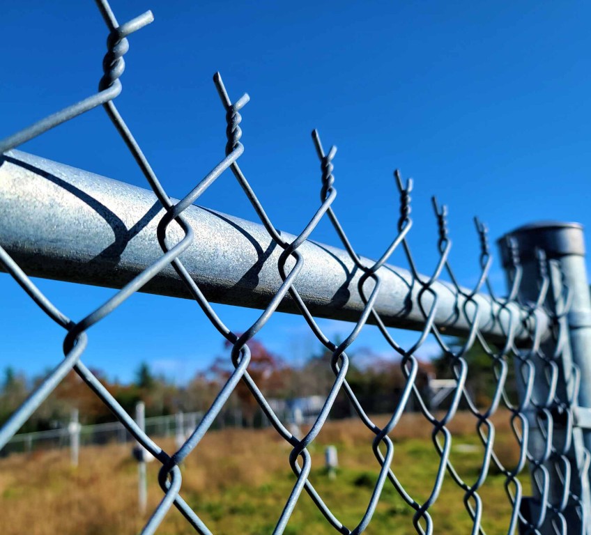 Chain-link fence installation in Cupertino, CA